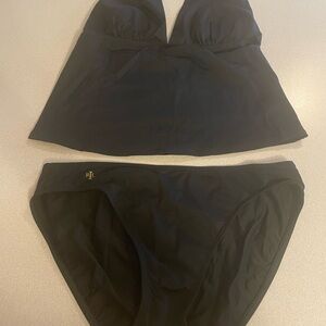 Ralph Lauren Black Two-Piece Swimsuit